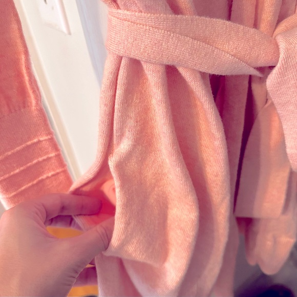 Lululemon Cotton-Cashmere Knit Wrap Robe Cardigan Sweater - Picture 5 of 5